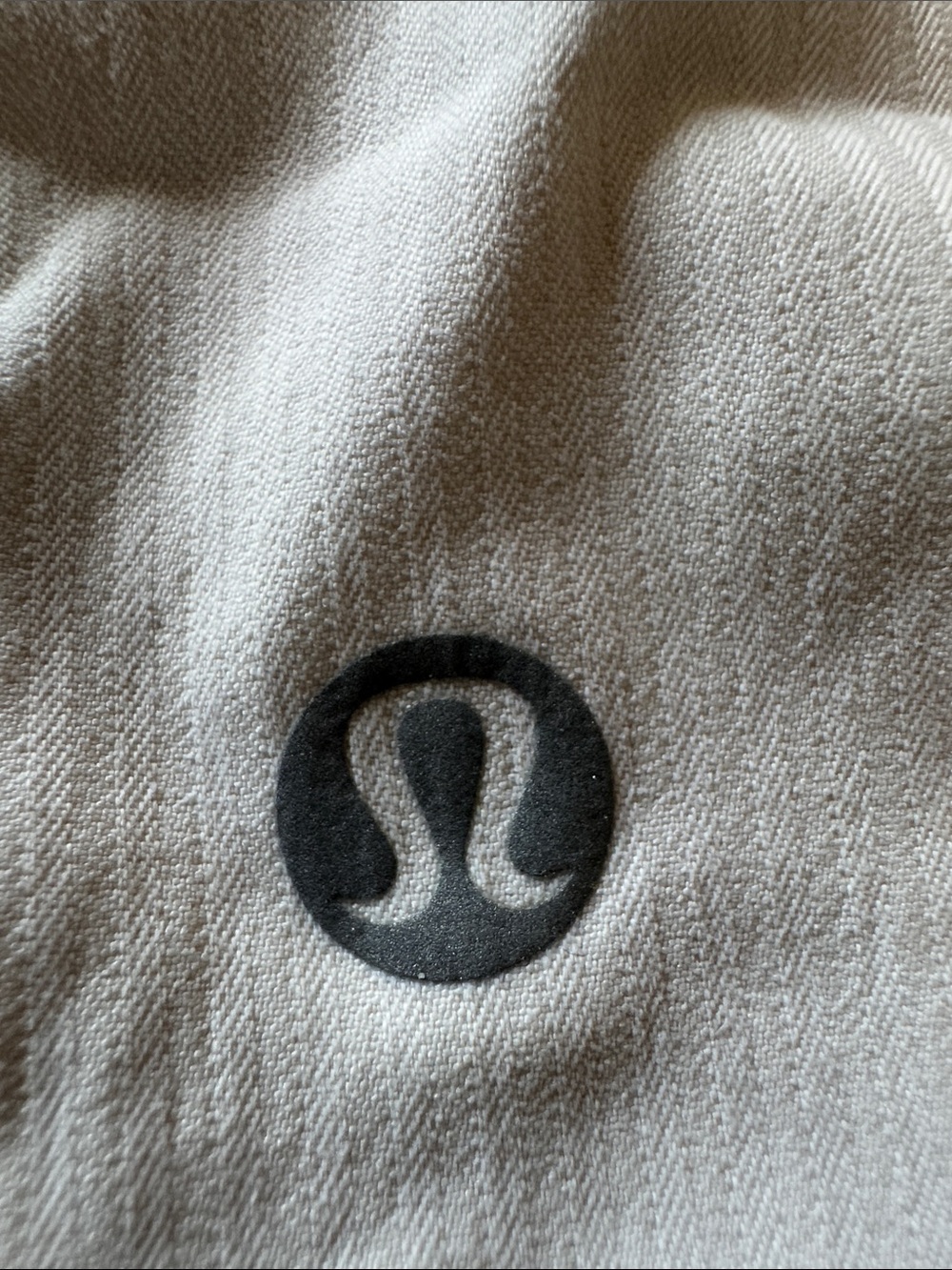 lululemon Studio / Dance Studio Lined Pants Cream Ribbed Cuff - Picture 8 of 10